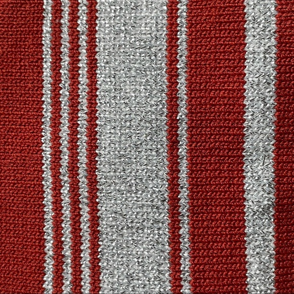 Lovers & Friends String Bikini Top Kali Triangle Maroon Silver Medium - Picture 9 of 11